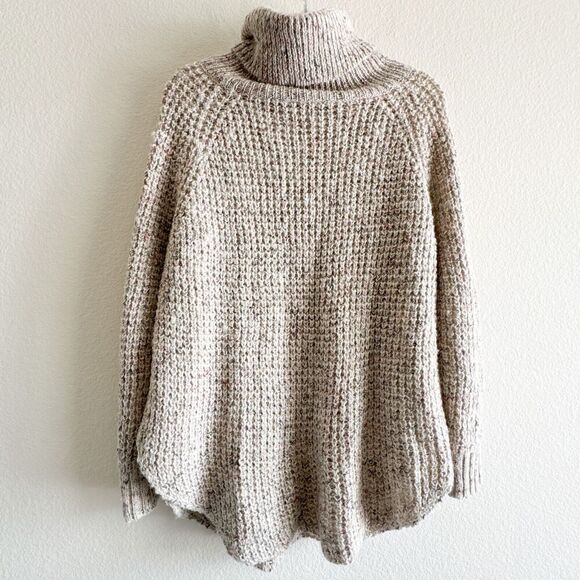 Free People Dylan Tweedy Size XS Chunky Knit Blend Tunic Sweater - Picture 10 of 10